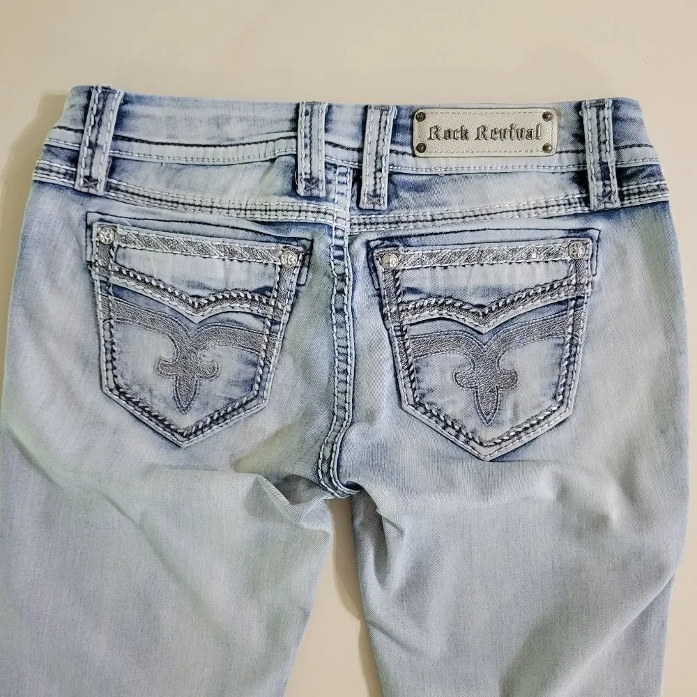 Rock Revival Nadja Easy Crop Denim Jeans
